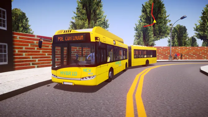 Mod Solaris Urbino 18 Hybrid – Polish Articulated Eco Bus Mod - Vista Principal/Lateral (Proton Bus Simulator)