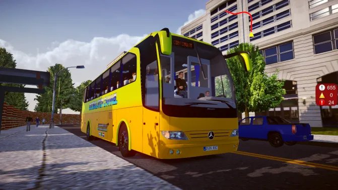 Mod Marcopolo Multego (MB OC-500) – Mexican Coach Mod - Vista Principal/Lateral (Proton Bus Simulator)