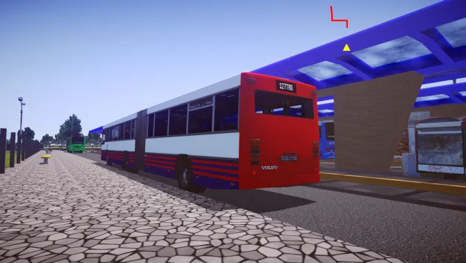 Mod Carrus City L Volvo B10MA — 18m Articulated City Bus Mod - Interior e Painel (Proton Bus Simulator)