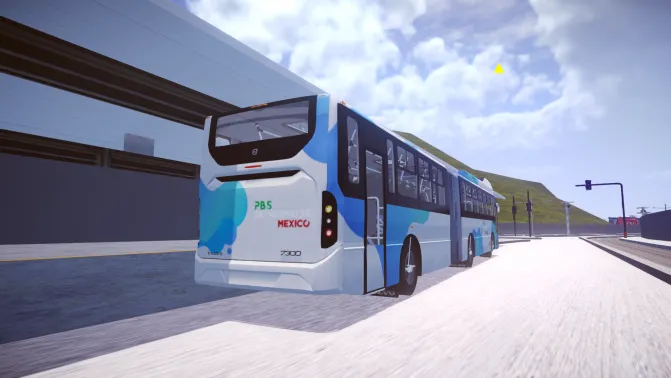 Mod Volvo 7300 B340M 2020 — Mexico LED Facelift BRT Bus Mod - Interior e Painel (Proton Bus Simulator)