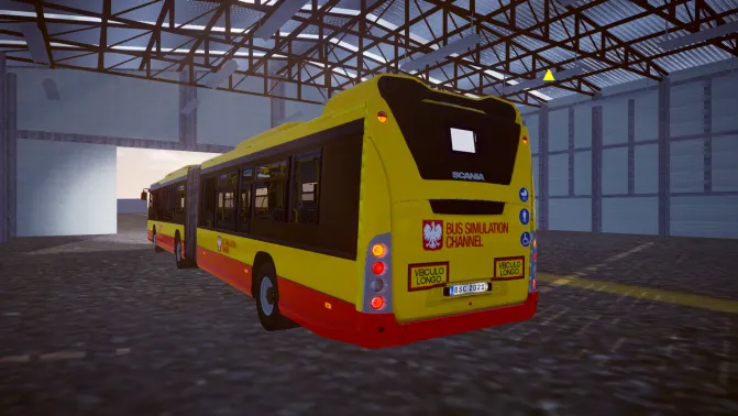 Mod Scania Citywide LF (GN14) – 18m Articulated Euro 6 Bus Mod - Interior e Painel (Proton Bus Simulator)
