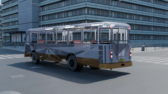 Mod LiAZ-677MB – Classic Soviet City Bus Mod for PBS - Interior e Painel (Proton Bus Simulator)