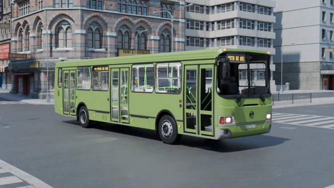 Mod LiAZ-5256 Pack – 15 Russian City Bus Variants for PBS - Vista Principal/Lateral (Proton Bus Simulator)