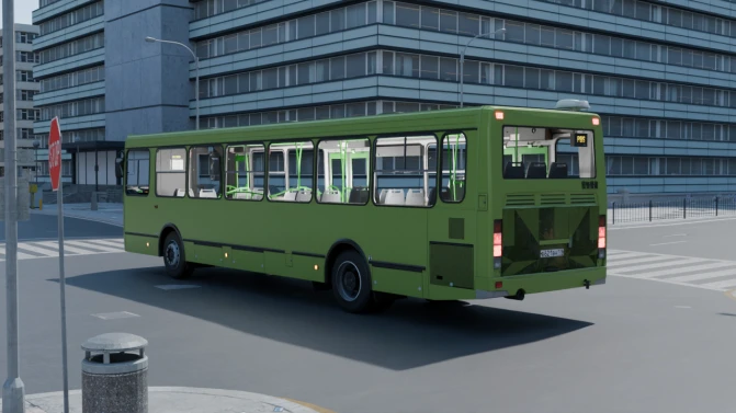 Mod LiAZ-5256 Pack – 15 Russian City Bus Variants for PBS - Interior e Painel (Proton Bus Simulator)