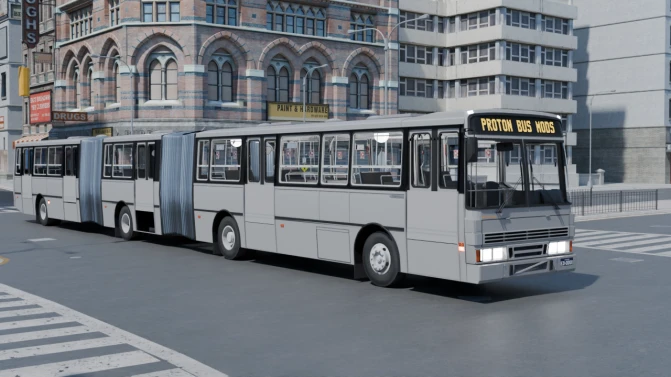 Mod Ciferal Padron Rio Volvo B58 – Curitiba BRT Bus Mod - Vista Principal/Lateral (Proton Bus Simulator)