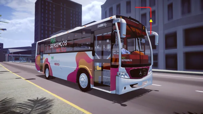 Mod Industrias Godoy Caribú OF G2 — Mexican MB OF Bus Mod - Vista Principal/Lateral (Proton Bus Simulator)