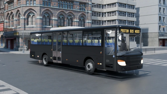 Mod Setra S 415 UL Intercity Bus Mod — Proton Bus Sim - Vista Principal/Lateral (Proton Bus Simulator)