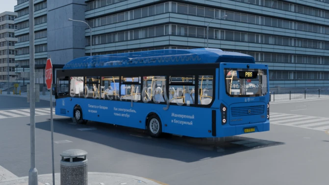 Mod LiAZ-6274 Electric Bus Mod — Moscow 3-Pack | PBS - Interior e Painel (Proton Bus Simulator)