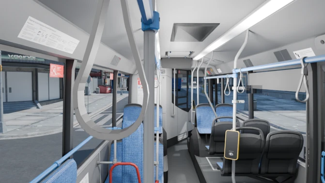 Mod NefAZ-5299-40-52 Moscow Low-Floor Bus Mod for PBS - Detalhes e Acabamento (Proton Bus Simulator)