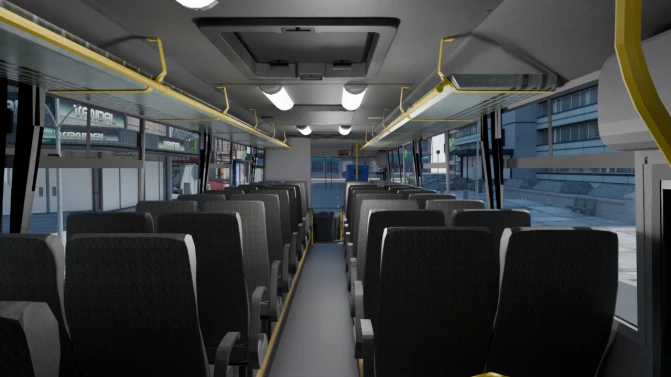 Mod NefAZ-5299-17-42 Bus Mod for Proton Bus Simulator - Detalhes e Acabamento (Proton Bus Simulator)
