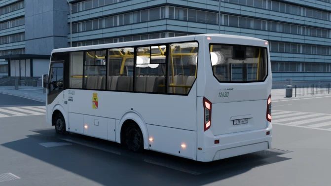 Mod PAZ 320435-04 Vector Next Russian Midibus Mod - Interior e Painel (Proton Bus Simulator)
