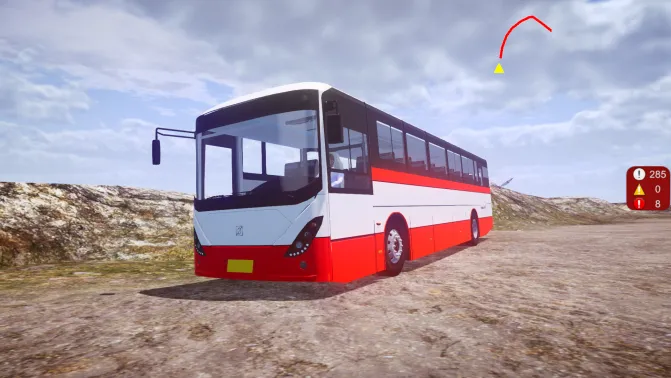 Mod Sunwin SWB6128 – Shanghai Volvo-SAIC City Bus Mod - Vista Principal/Lateral (Proton Bus Simulator)