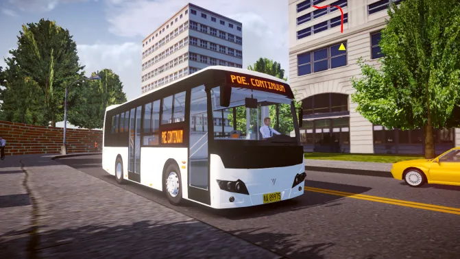 Mod Foton BJ6901C6MCB-3 — 9m Chinese Hybrid Midibus Mod - Vista Principal/Lateral (Proton Bus Simulator)