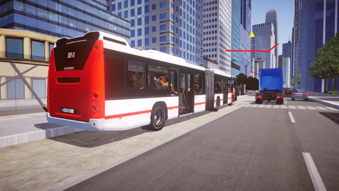 Mod Scania Citywide G – Left-Door 18m Articulated BRT Mod - Interior e Painel (Proton Bus Simulator)