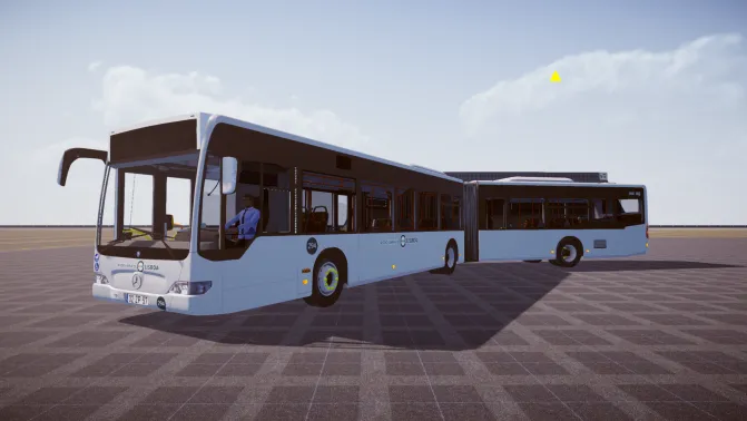 Mod MB Citaro O530G Facelift – 18m Articulated Gen 1 Bus Mod - Vista Principal/Lateral (Proton Bus Simulator)