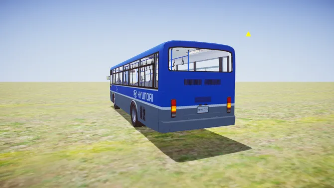 Mod Hyundai Super Aerocity – South Korean Urban Bus Mod - Interior e Painel (Proton Bus Simulator)