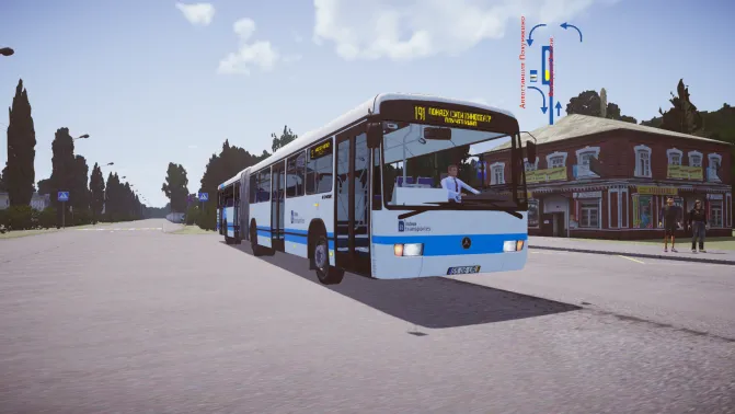 Mod MB O345K Conecto G – Turkish Articulated High-Floor Bus Mod - Vista Principal/Lateral (Proton Bus Simulator)
