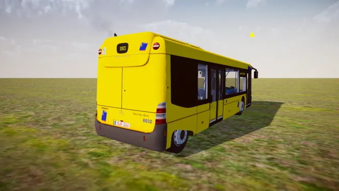 Mod Mercedes-Benz Cito O520 AgoProjects — Hybrid Midibus Mod - Interior e Painel (Proton Bus Simulator)