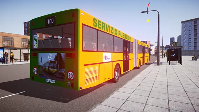 Mod Mercedes-Benz O405G — 18m High-Floor Articulated Bus Mod - Interior e Painel (Proton Bus Simulator)