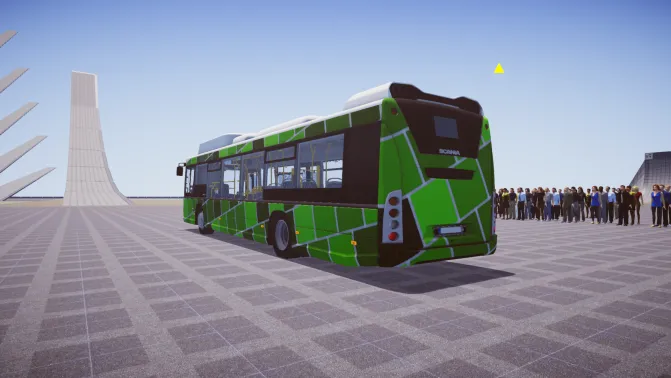 Mod Scania Citywide LF Solo — 12m Polish Euro 6 City Bus Mod - Interior e Painel (Proton Bus Simulator)
