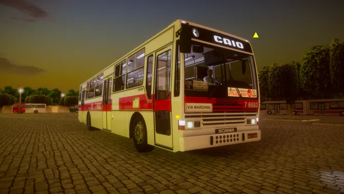 Mod Caio Vitória Scania F113HL — São Paulo Padrão Bus Mod - Vista Principal/Lateral (Proton Bus Simulator)