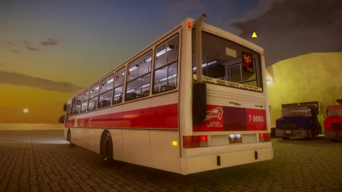 Mod Caio Vitória Scania F113HL — São Paulo Padrão Bus Mod - Interior e Painel (Proton Bus Simulator)