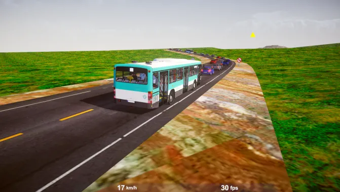 Mapa Map Ceará Extremo II — Northeast Brazil Highway Coach Map Mod - Ruas e Paisagem (Proton Bus Simulator)