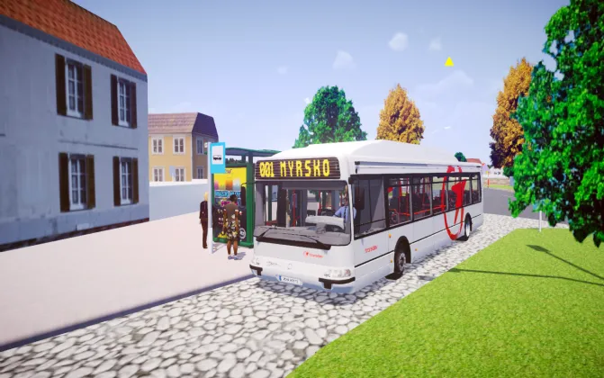 Mapa Zernik Map — Polish Fictional City Mod for PBSU - Cenário e Detalhes (Proton Bus Simulator)