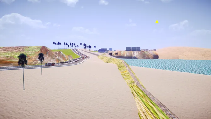 Mapa Capixabão Map — Espírito Santo Coastal Mod for PBSU - Cenário e Detalhes (Proton Bus Simulator)