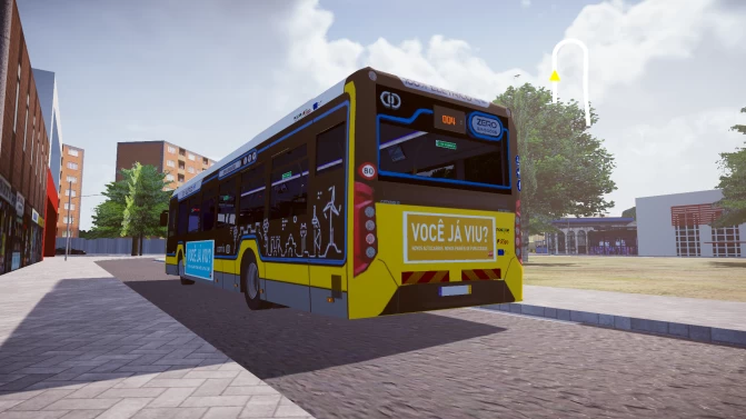 Mod Caetano E.Citygold 12m — Portuguese Electric City Bus Mod - Interior e Painel (Proton Bus Simulator)